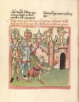 An illustration from Chronicon pontificum et imperatorum, deutsch (1460)