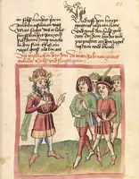 Picture 7 of 57 from Chronicon pontificum et imperatorum, deutsch (1460), leaf 77