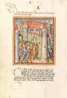 An illustration from Pontus und Sidonia (1475)