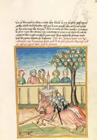 An illustration from Pontus und Sidonia (1475)