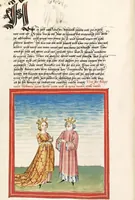 An illustration from Pontus und Sidonia (1475)