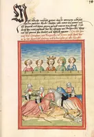 An illustration from Pontus und Sidonia (1475)