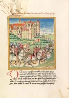 An illustration from Pontus und Sidonia (1475)