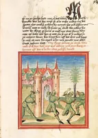 An illustration from Pontus und Sidonia (1475)
