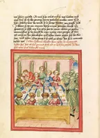 An illustration from Pontus und Sidonia (1475)