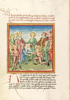 An illustration from Pontus und Sidonia (1475)