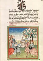 Picture 40 of 119 from Pontus und Sidonia (1475), leaf 93