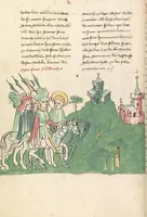 An illustration from "Elsässische Legenda Aurea" (1419)
