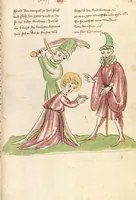 An illustration from "Elsässische Legenda Aurea" (1419)