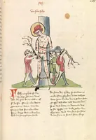 Picture 90 of 147 from "Elsässische Legenda Aurea" (1419), leaf 599
