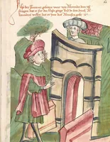 Picture 44 of 137 from Historia septem sapientum, dt. ; Martinus Oppaviensis: Chronicon pontificum et imperatorum, dt. (1450), leaf 133