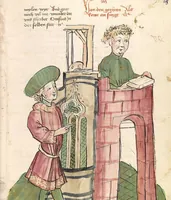 Picture 80 of 137 from Historia septem sapientum, dt. ; Martinus Oppaviensis: Chronicon pontificum et imperatorum, dt. (1450), leaf 249
