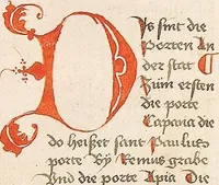 Picture 81 of 137 from Historia septem sapientum, dt. ; Martinus Oppaviensis: Chronicon pontificum et imperatorum, dt. (1450), leaf 257