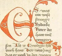 Picture 10 of 137 from Historia septem sapientum, dt. ; Martinus Oppaviensis: Chronicon pontificum et imperatorum, dt. (1450), leaf 46