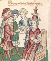 Picture 133 of 137 from Historia septem sapientum, dt. ; Martinus Oppaviensis: Chronicon pontificum et imperatorum, dt. (1450), leaf 620