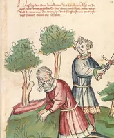 Picture 17 of 137 from Historia septem sapientum, dt. ; Martinus Oppaviensis: Chronicon pontificum et imperatorum, dt. (1450), leaf 67