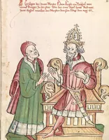 Picture 20 of 137 from Historia septem sapientum, dt. ; Martinus Oppaviensis: Chronicon pontificum et imperatorum, dt. (1450), leaf 75