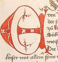 Picture 24 of 137 from Historia septem sapientum, dt. ; Martinus Oppaviensis: Chronicon pontificum et imperatorum, dt. (1450), leaf 85