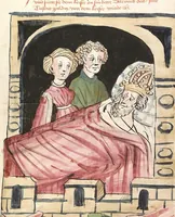 Picture 39 of 142 from Historia septem sapientum, dt. ; Martinus Oppaviensis: Chronicon pontificum et imperatorum, dt. (1450), leaf 126
