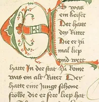 Picture 45 of 142 from Historia septem sapientum, dt. ; Martinus Oppaviensis: Chronicon pontificum et imperatorum, dt. (1450), leaf 136