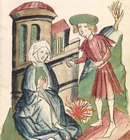 Picture 56 of 142 from Historia septem sapientum, dt. ; Martinus Oppaviensis: Chronicon pontificum et imperatorum, dt. (1450), leaf 167