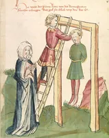 Picture 58 of 142 from Historia septem sapientum, dt. ; Martinus Oppaviensis: Chronicon pontificum et imperatorum, dt. (1450), leaf 173