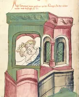 Picture 70 of 142 from Historia septem sapientum, dt. ; Martinus Oppaviensis: Chronicon pontificum et imperatorum, dt. (1450), leaf 198