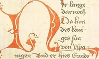 Picture 72 of 142 from Historia septem sapientum, dt. ; Martinus Oppaviensis: Chronicon pontificum et imperatorum, dt. (1450), leaf 202