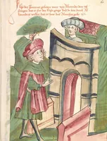 Picture 74 of 142 from Historia septem sapientum, dt. ; Martinus Oppaviensis: Chronicon pontificum et imperatorum, dt. (1450), leaf 211