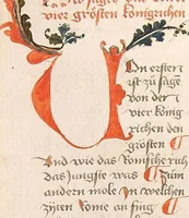 Picture 83 of 142 from Historia septem sapientum, dt. ; Martinus Oppaviensis: Chronicon pontificum et imperatorum, dt. (1450), leaf 247