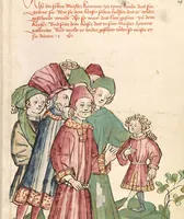Picture 22 of 142 from Historia septem sapientum, dt. ; Martinus Oppaviensis: Chronicon pontificum et imperatorum, dt. (1450), leaf 83