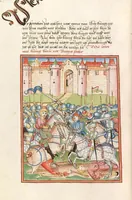 An illustration from Herpin (1470)