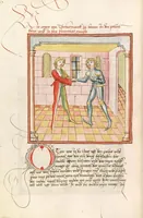 An illustration from Herpin (1470)
