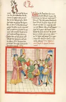An illustration from Bücher Mose, Josua, Richter, Ruth (1477)