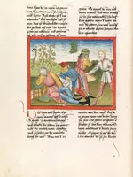 An illustration from Bücher Mose, Josua, Richter, Ruth (1477)