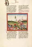 An illustration from Bücher Mose, Josua, Richter, Ruth (1477)