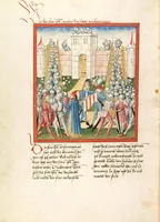 An illustration from Bücher Mose, Josua, Richter, Ruth (1477)