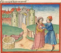 Picture 14 of 40 from Könige, Paralipomenon I und II, Esra, Tobias, Judith, Esther, Hiob (1477), leaf 101