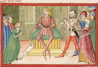 Picture 21 of 40 from Könige, Paralipomenon I und II, Esra, Tobias, Judith, Esther, Hiob (1477), leaf 160