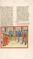 Picture 2 of 40 from Könige, Paralipomenon I und II, Esra, Tobias, Judith, Esther, Hiob (1477), leaf 35
