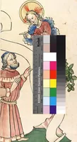 An illustration from AT (Bücher Esra, Nehemia, Tobias, Judith, Esther, Hiob, Psalter, Parabole, Ecclesiastes, Cantica, Sapientia, Ecclesiasticu) (1441)