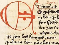 Picture 13 of 33 from AT (Jesaia, Jeremia, Baruch, Hesekiel, Daniel, 12 kleine Propheten) (1441), leaf 252