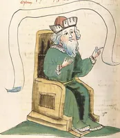 An illustration from AT (Jesaia, Jeremia, Baruch, Hesekiel, Daniel, 12 kleine Propheten) (1441)