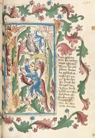 An illustration from AT (Jesaia, Jeremia, Baruch, Hesekiel, Daniel, 12 kleine Propheten) (1441)