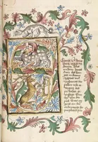 An illustration from AT (Jesaia, Jeremia, Baruch, Hesekiel, Daniel, 12 kleine Propheten) (1441)