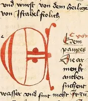An illustration from AT (Jesaia, Jeremia, Baruch, Hesekiel, Daniel, 12 kleine Propheten) (1441)