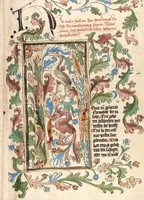 An illustration from AT (Jesaia, Jeremia, Baruch, Hesekiel, Daniel, 12 kleine Propheten) (1441)