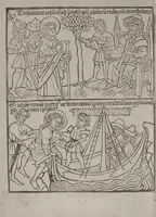 An illustration from Apokalypse, lat. (Blockbuch) (1469)