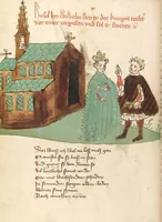 Picture 8 of 25 from Willehalm von Orlens (1420), leaf 180