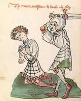 An illustration from 'Virginal' (1444)